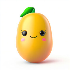 Golden Bliss: The 3D Mango Sculpture