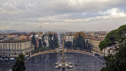 Jour pluvieux à Rome