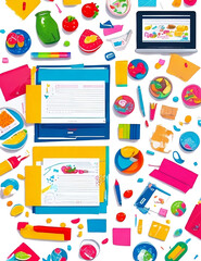 stationary line icon