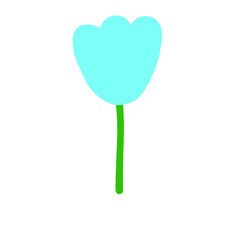 Blue flower 