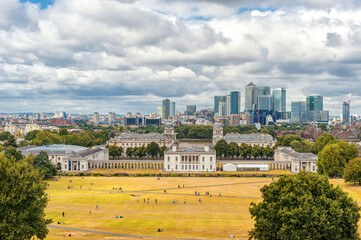 Greenwich Park and National Maritime Museum, Gardens, University of Greenwich, Old Royal Naval...