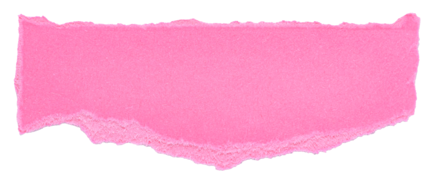 Pink blank ripped torn paper cardboard speech bubble of elliptical round shape with copy space for text on transparent or white background
 - Powered by Adobe