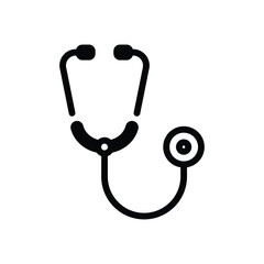 Stethoscope Thin line icon - Medical Health - EDITABLE STROKE - EPS Vector