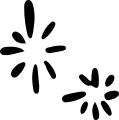 Doodle Swash Black Thin Line Set Include Heart, Stroke, Circle, and Arrow Sign. Hand drawn