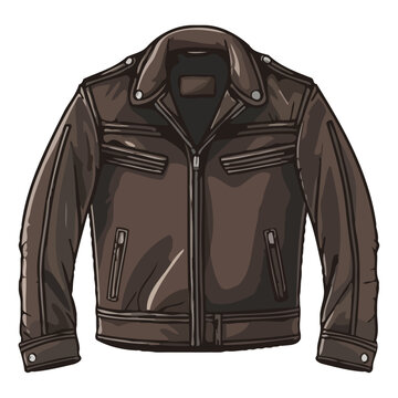 recommend clip art: Leather jacket fashion for modern man