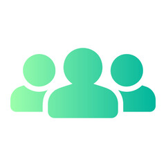 group gradient icon
