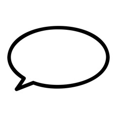 Fototapeta premium comment line icon