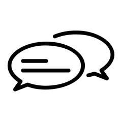 conversation line icon
