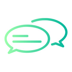conversation gradient icon