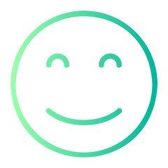 smile gradient icon