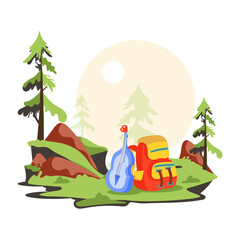 Woodland Camping 
