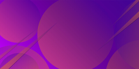 Creative geometric wallpaper. Composition of Purple gradient shapes with Trendy arrow lines.
