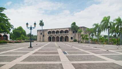 Alcazar de Colon, Diego Columbus residence situated in Spanish Square. Colonial Zone of the city, declared. Santo Domingo, Dominican Republic. 16TH CENTURY AD PROPERTY RELEASE IS NOT NECESSARY