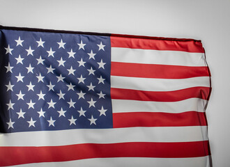 Naklejka premium American flag on 4th July independes celebration