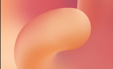 Abstract gradient of fluid flow shape, trendy wallpaper design.