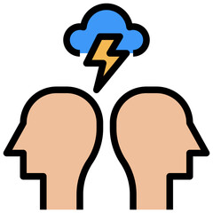 stress line icon,linear,outline,graphic,illustration