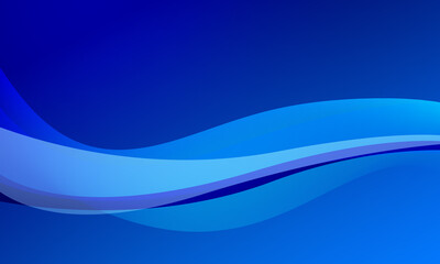 blue lines wave curves abstract technology background