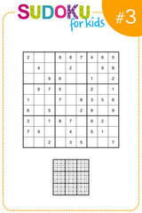 Sudoku maze puzzle for kids with solution 9x9
- 613182299