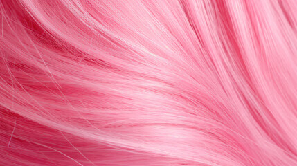 Pink hair texture. Close-up of women's hair. Background image.