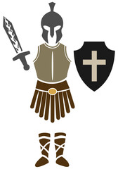 Soldier- Armor of God Vector