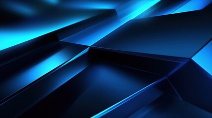 Dark blue and glow technology abstract background generative AI