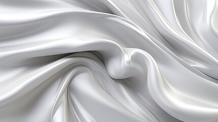 White fabric texture. Creases on the fabric