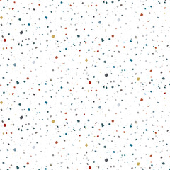 Terrazzo Chaotic Dots Seamless Pattern