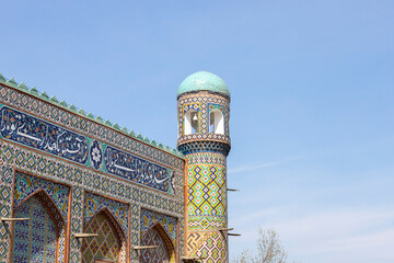 side image of castle in uzbekistan