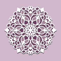 3d wall decor laser cut mandala design