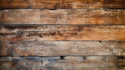 Fototapeta na wymiar Vintage Charm: Weathered Wooden Wall with Textured Board, Brown Timber, and Old Plank, Evoking Natural Beauty with Generative AI.