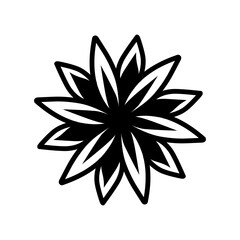 Flower Line Icon
