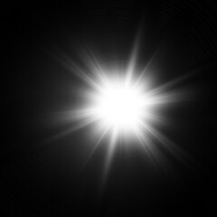 	
Vector transparent sunlight special lens flare light effect. Bright beautiful star. Light from the rays.
