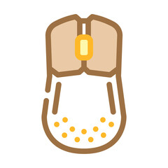 mouse gaming pc color icon vector. mouse gaming pc sign. isolated symbol illustration