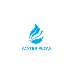 blue water logo