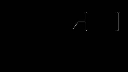 Line box on a dark background. HUD elements. Hud callout scoreboard. Copy space for text, presentation. Information, Business, infographic, advertising concept. 3D animation.