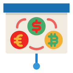 presentation flat style icon