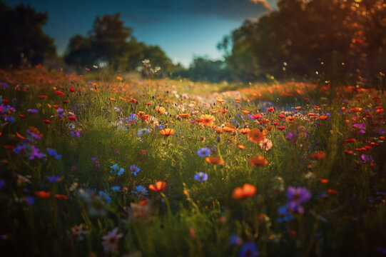 field of flowers © Pana Studio