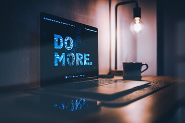 night time laptop pictur