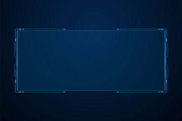 Sci fi futuristic user interface, HUD template frame design, Technology abstract background