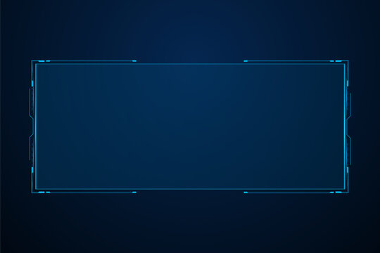 Sci fi futuristic user interface, HUD template frame design, Technology abstract background