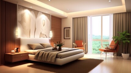 Fototapeta premium Bedroom Design Ideas