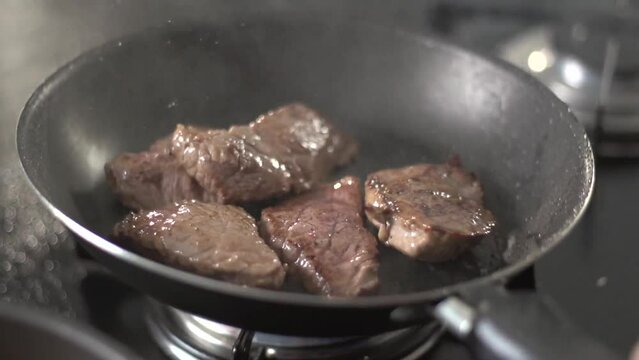 frying file mignon