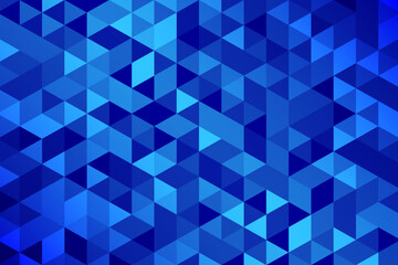 Blue background with geometric triangles