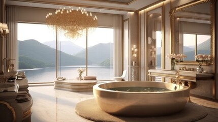 Fototapeta premium Luxury Bathroom Design Ideas