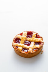 Mini strawberry pie homemade dessert