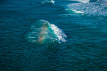 Rainbow in the sea