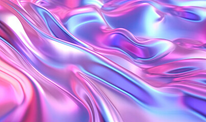 Abstract liquid wave wallpaper. Creative holographic banner. For banner, postcard, book illustration.