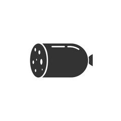 Salami icon vector isolated on white background, Salami transparent sign , beer symbols