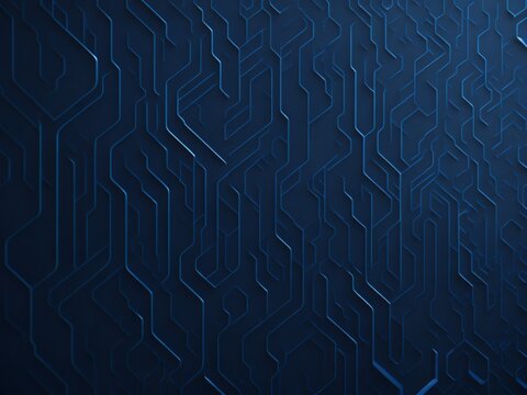 Blue circuit board background By Generative AI