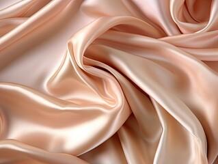 Smooth elegant golden silk background. created with Generative AI